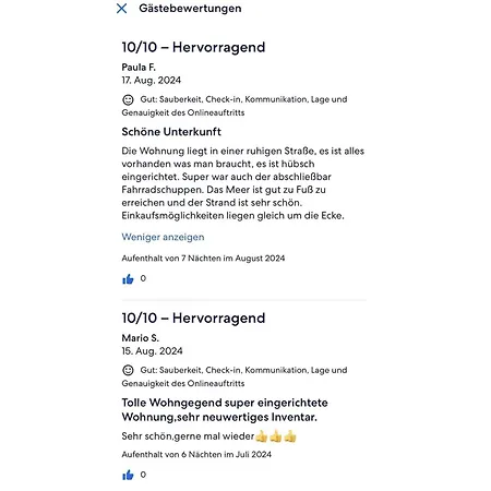 Daire Haus Proese Mit 2 Ferienwohnungen, 15 Minuten Zur Ostsee