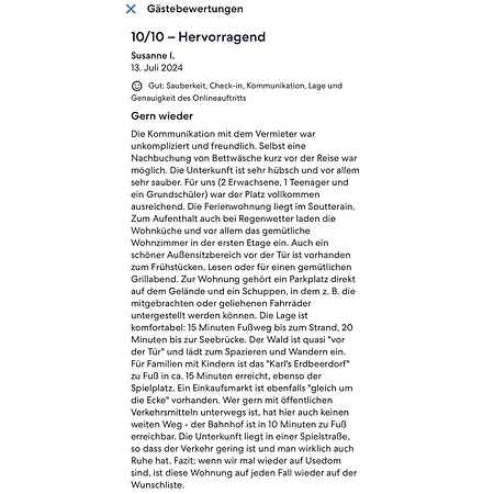 Daire Haus Proese Mit 2 Ferienwohnungen, 15 Minuten Zur Ostsee